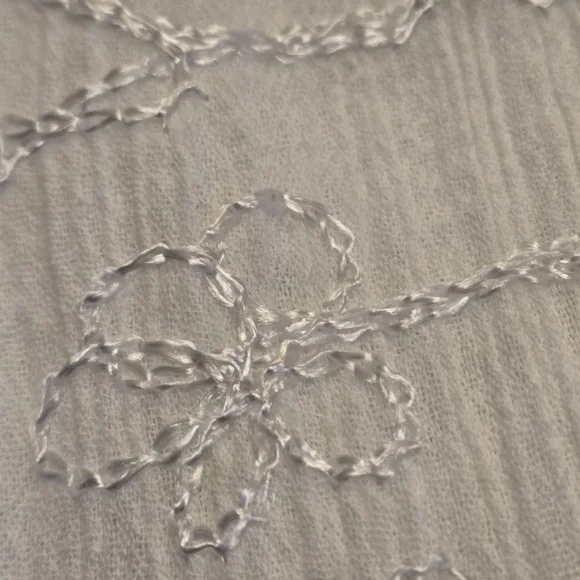 Sand N Sun Women’s Small White Tiered Midi Skirt Lightweight Cotton Boho Style - Picture 6 of 15